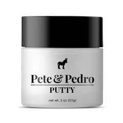 Hair Putty Pete & Pedro, bouteille 2 oz, tenue ferme et finition mate