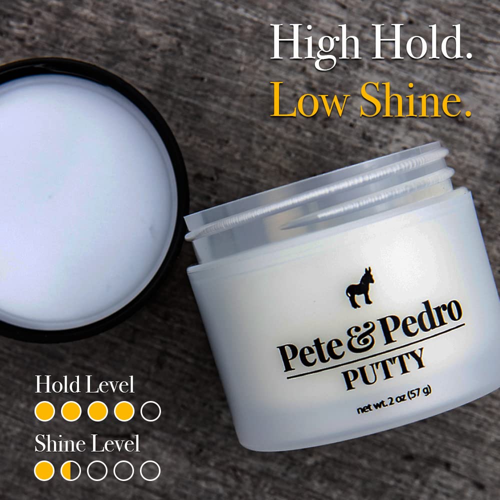 Appliquer Hair Putty Pete & Pedro, coiffure facile et flexible