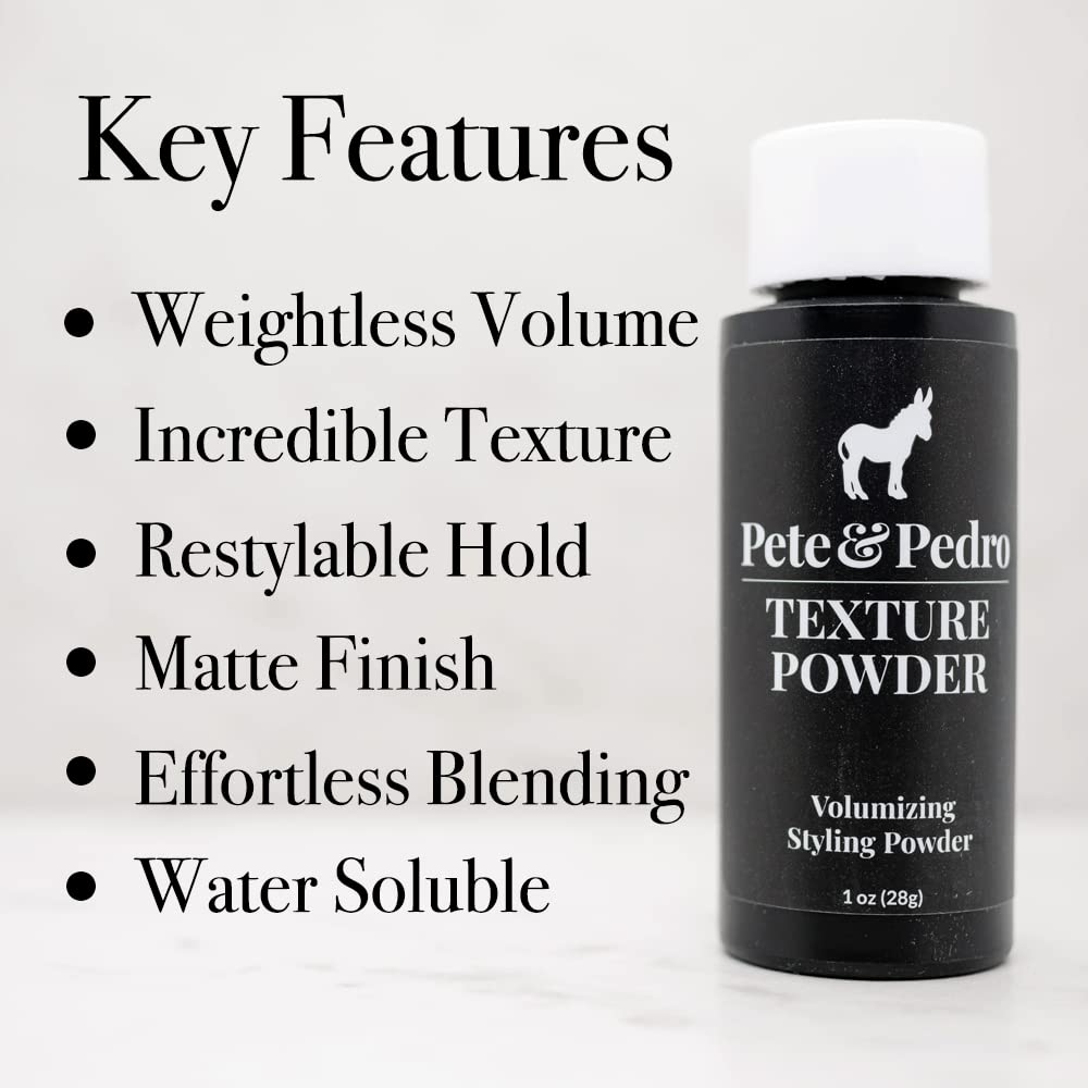 Hands dispensing Texture Powder to start the lift and texture