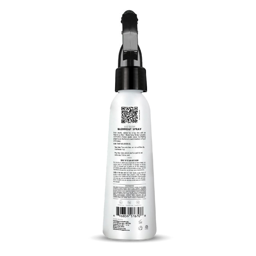 Peter Coppola Just Blow frizz control for sleek, smooth results.