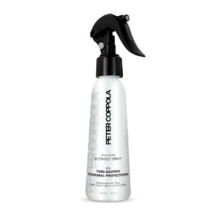 Peter Coppola Just Blow heat protectant bottle ready for daily blow-dry routine.