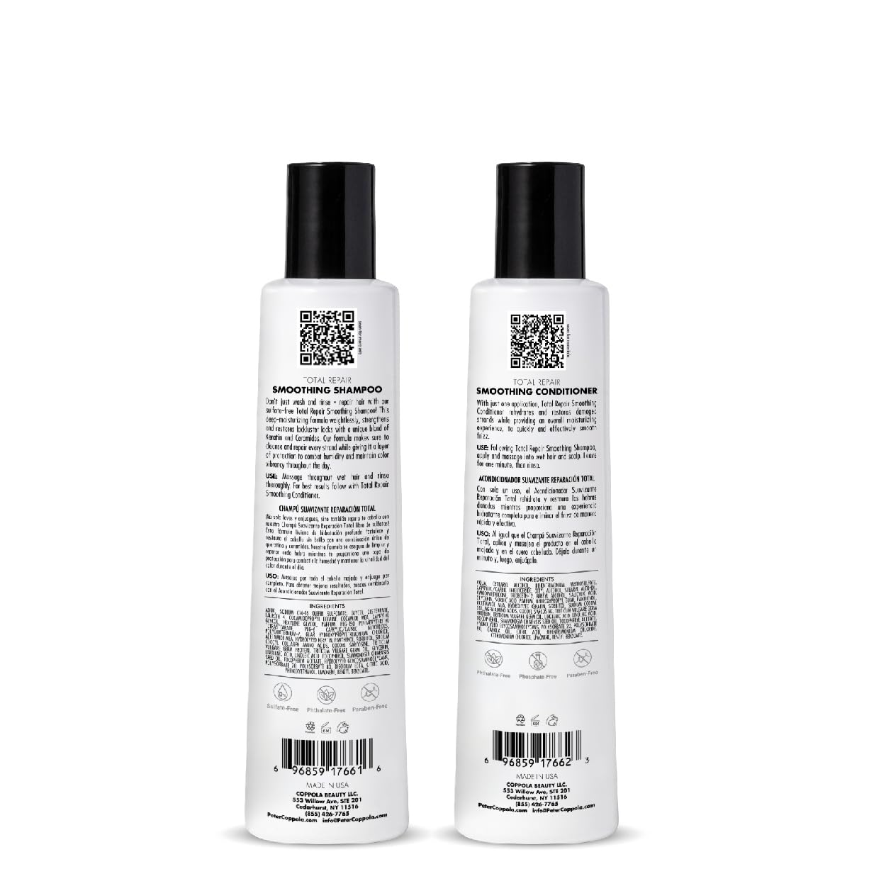 PETER COPPOLA Total Repair Conditionneur flacon keratine, démêlage doux et efficace