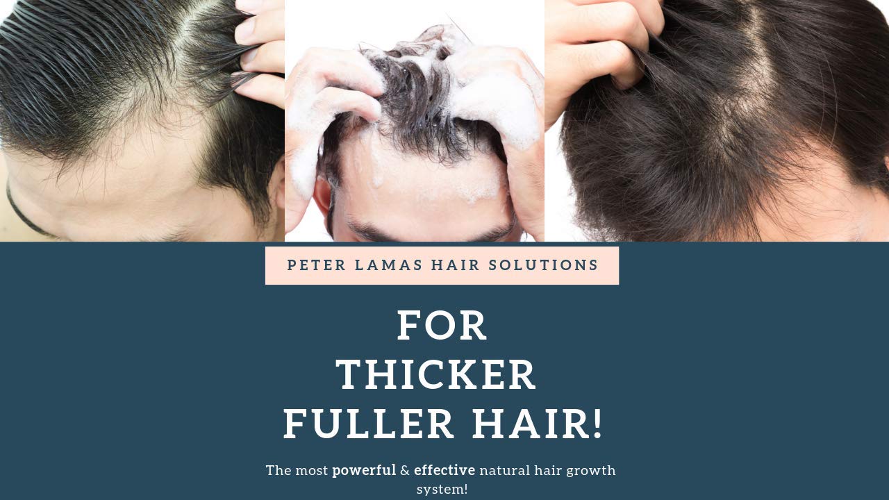 Massage du cuir chevelu avec le shampooing Peter Lamas, confort et nettoyage en profondeur