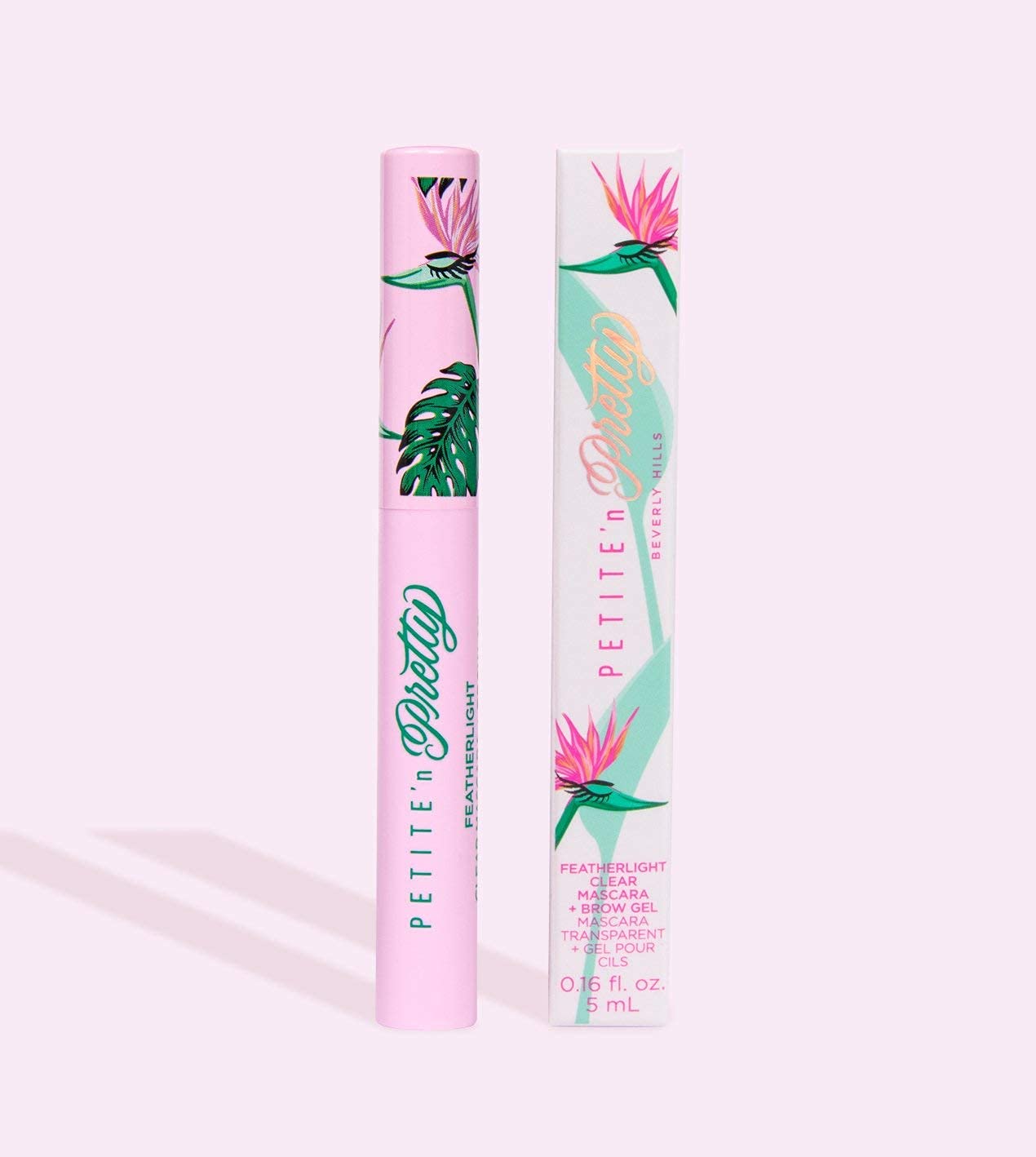Petite 'N Pretty featherlight clear mascara vegan formula free of irritants.