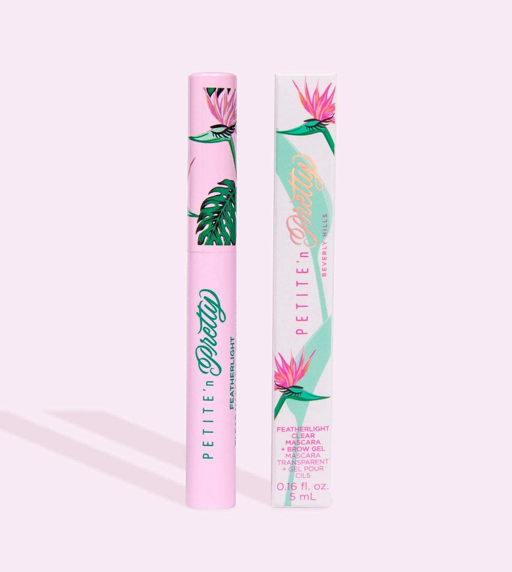 Petite 'N Pretty featherlight clear mascara vegan formula free of irritants.