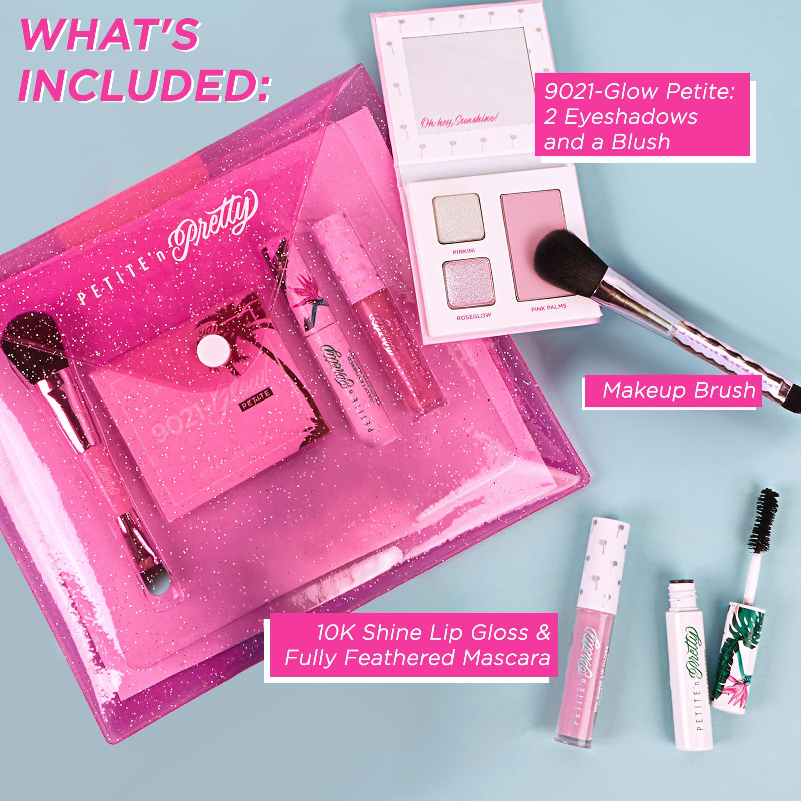 Gloss Glow Basics sur les lèvres, éclat durable et fini brillant