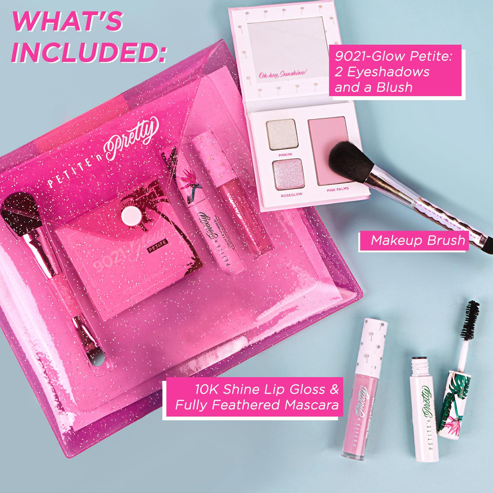 Gloss Glow Basics sur les lèvres, éclat durable et fini brillant