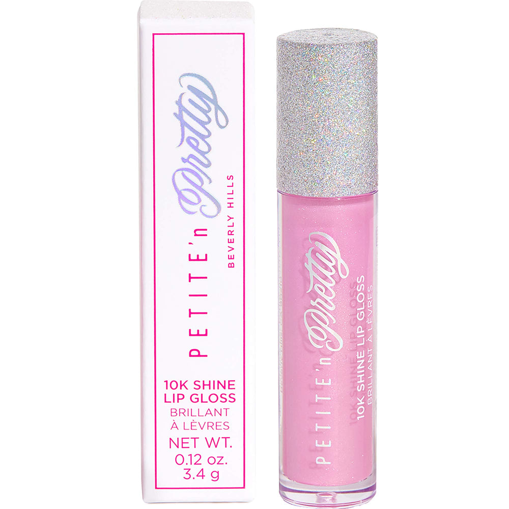 Pearlescent shine lip gloss by Petite N Pretty for luminous finish