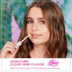 Petite N Pretty lightweight hydrating lip gloss on lips