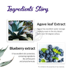 Texture gel hydrogel du masque Petitfee Agave, sensation rafraîchissante.