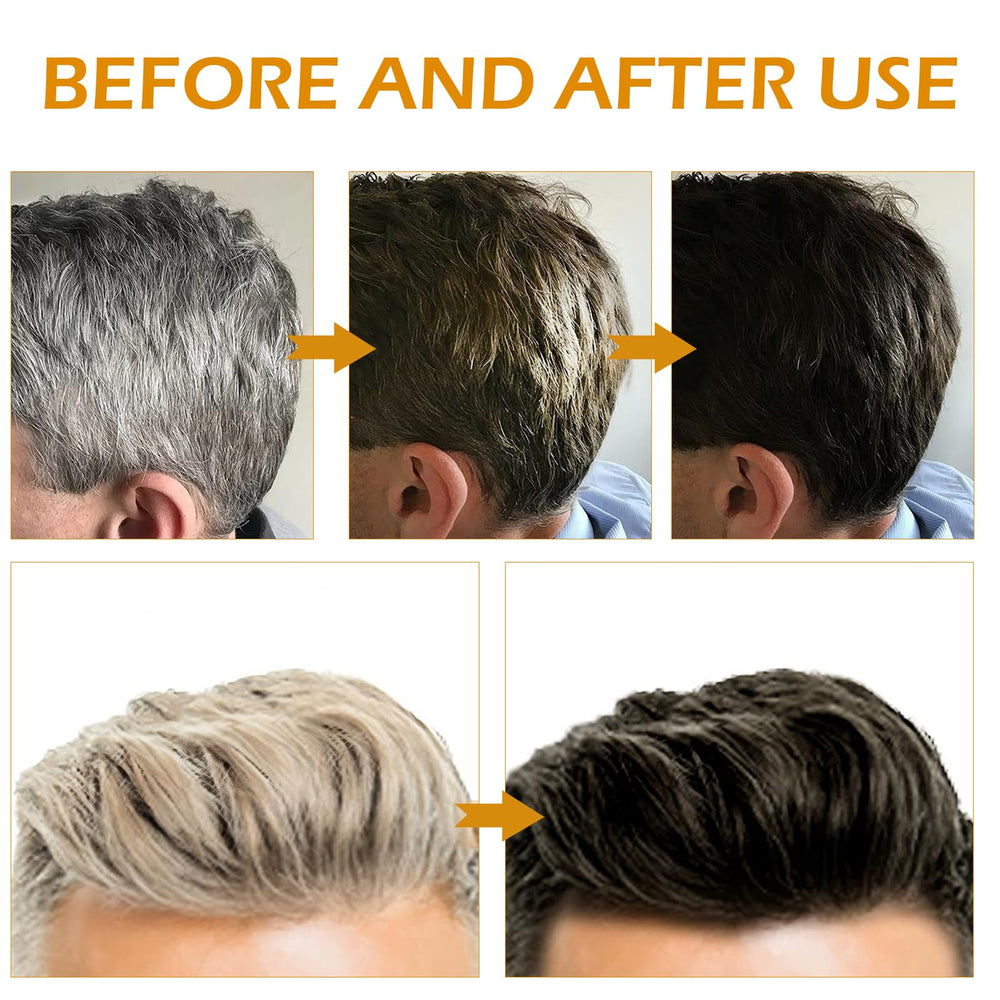 pewatul soft hair and beard after use showcases revived texture and natural hue