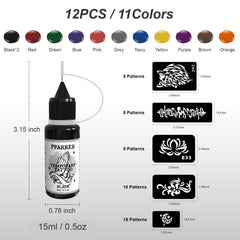 Flacons PFARRER couleur tatouage temporaires haute pigmentation