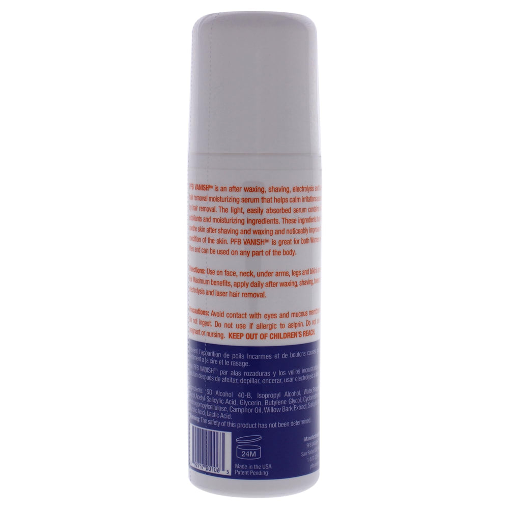 PFB Vanish Roll-On Applicateur : application ciblée sur peau irritée après rasage