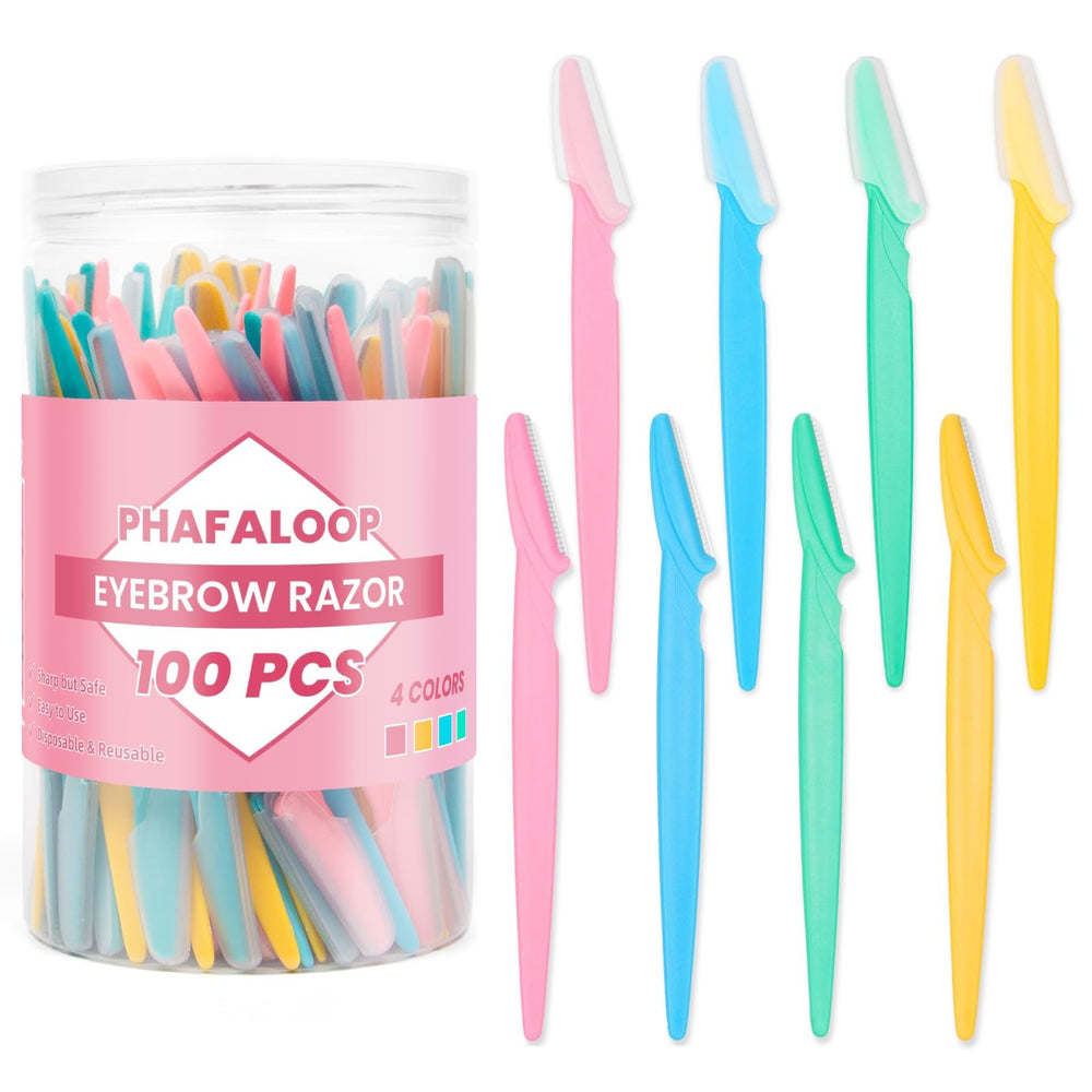 Phafaloop rasoirs pour sourcils colorés, idéal pour les cadeaux.
