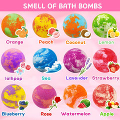 Phaorui boules de bain licorne – bulle colorée se dissolvant rapidement.