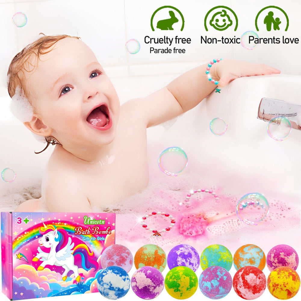 Idée cadeau Phaorui pour anniversaire fille, bain festif et coloré