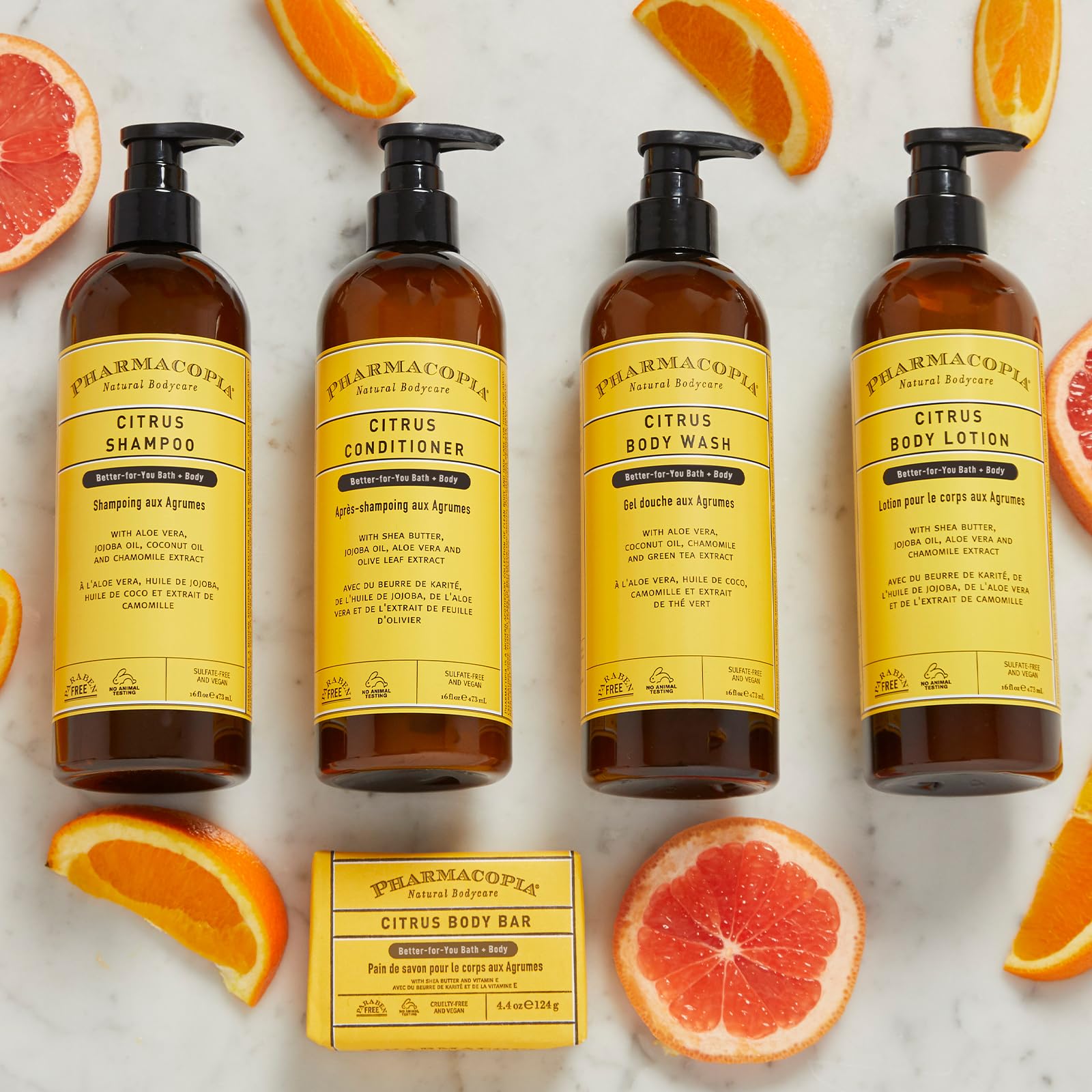 Pharmacopia Citrus Conditionneur – ingrédients naturels sans produits agressifs.