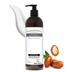 Pharmacopia Conditionneur Hôtel Argan – bouteille élégante favorisant l'hydratation des cheveux