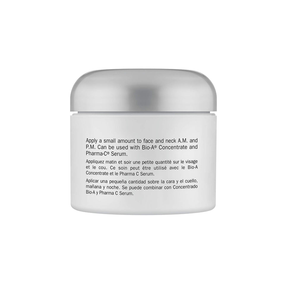 Pharmagel DN-24 Hydracrème montre une peau visiblement radieuse après application.