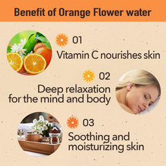 Pharmark eau de fleur d’oranger, corps et bain, moment rafraîchissant.