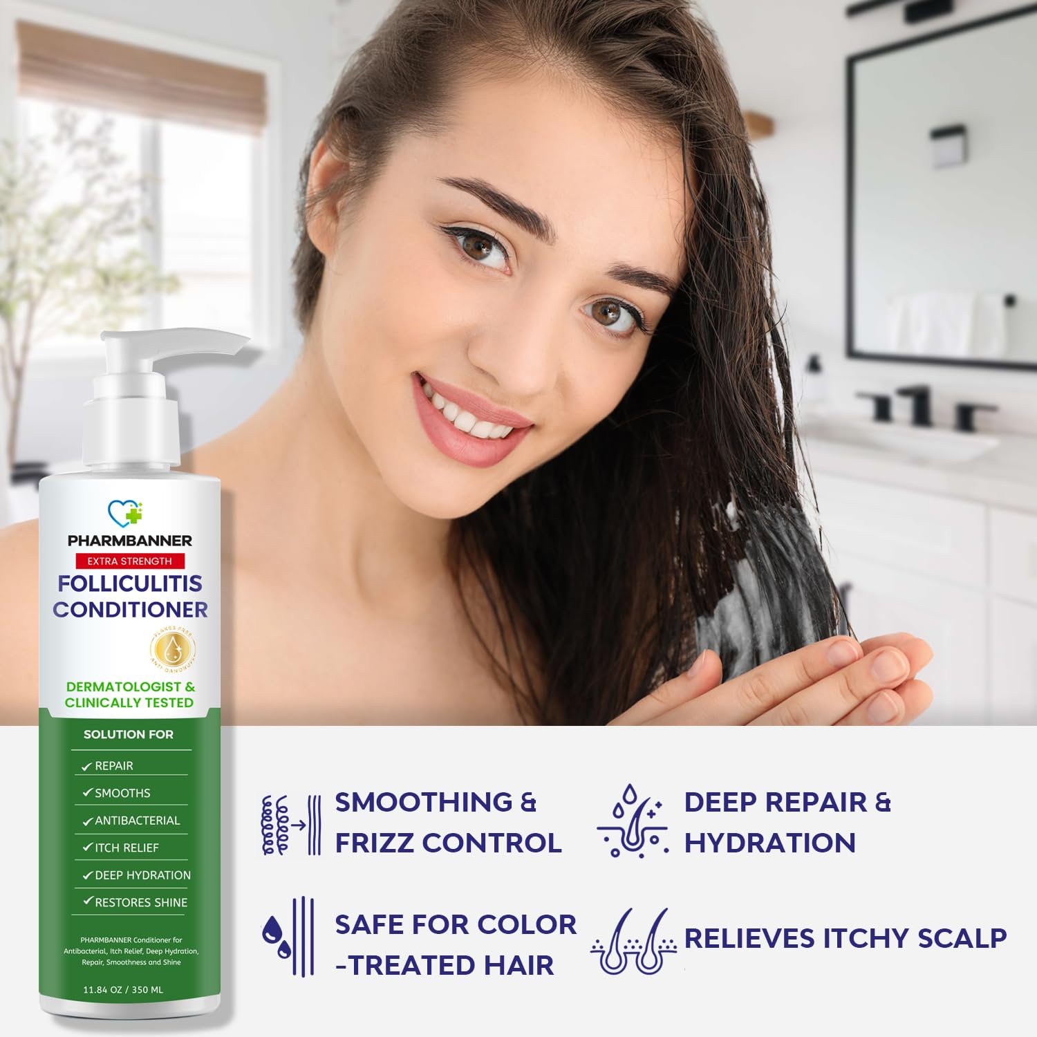 Texture crème enveloppante du PHARMBANNER pour une douceur immédiate.