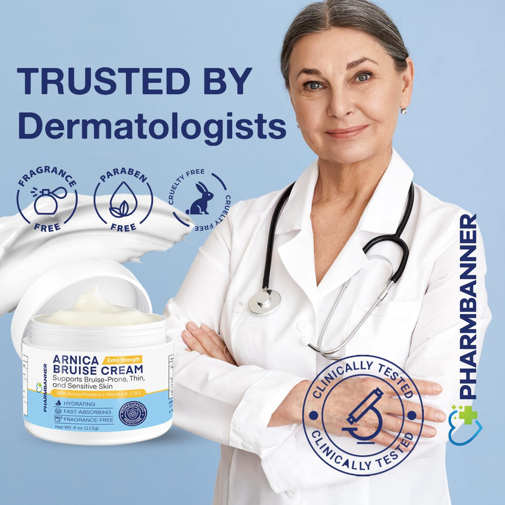 PHARMBANNER Arnica Crème – usage après procédure pour apaiser et hydrater.