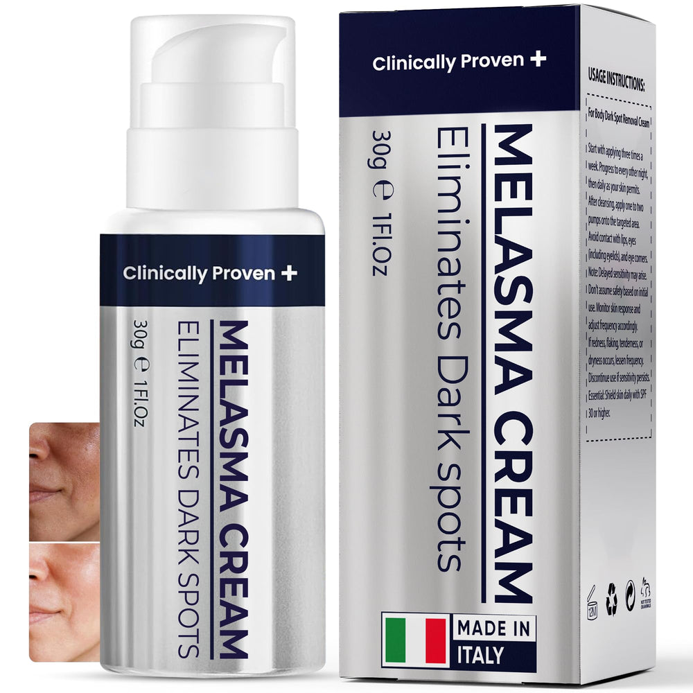 Pharmlitalia Melasma Visage: crème ciblant le mélasma pour un teint plus uniforme.