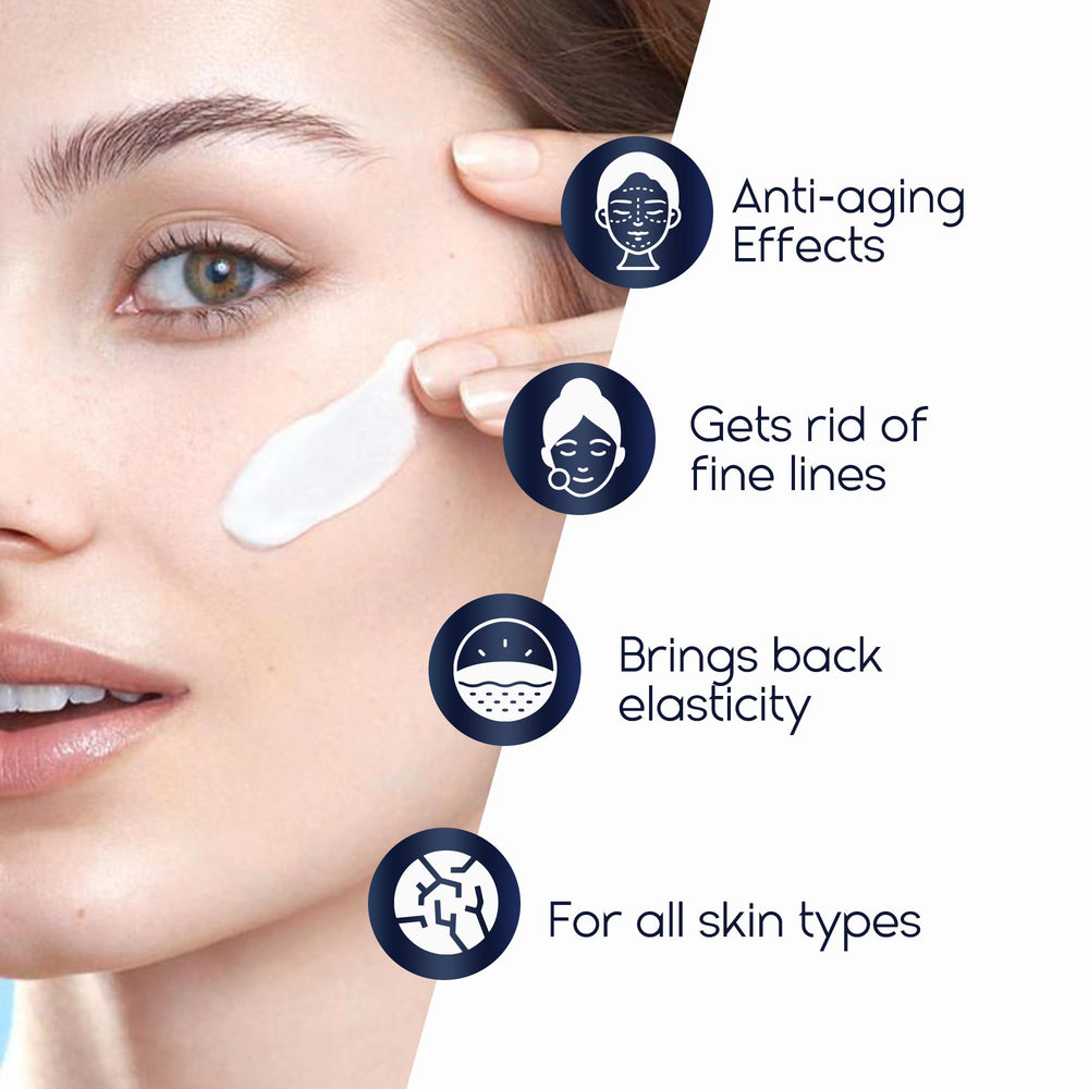 Application nocturne Pharmlitalia Lift sur le visage pour douceur.