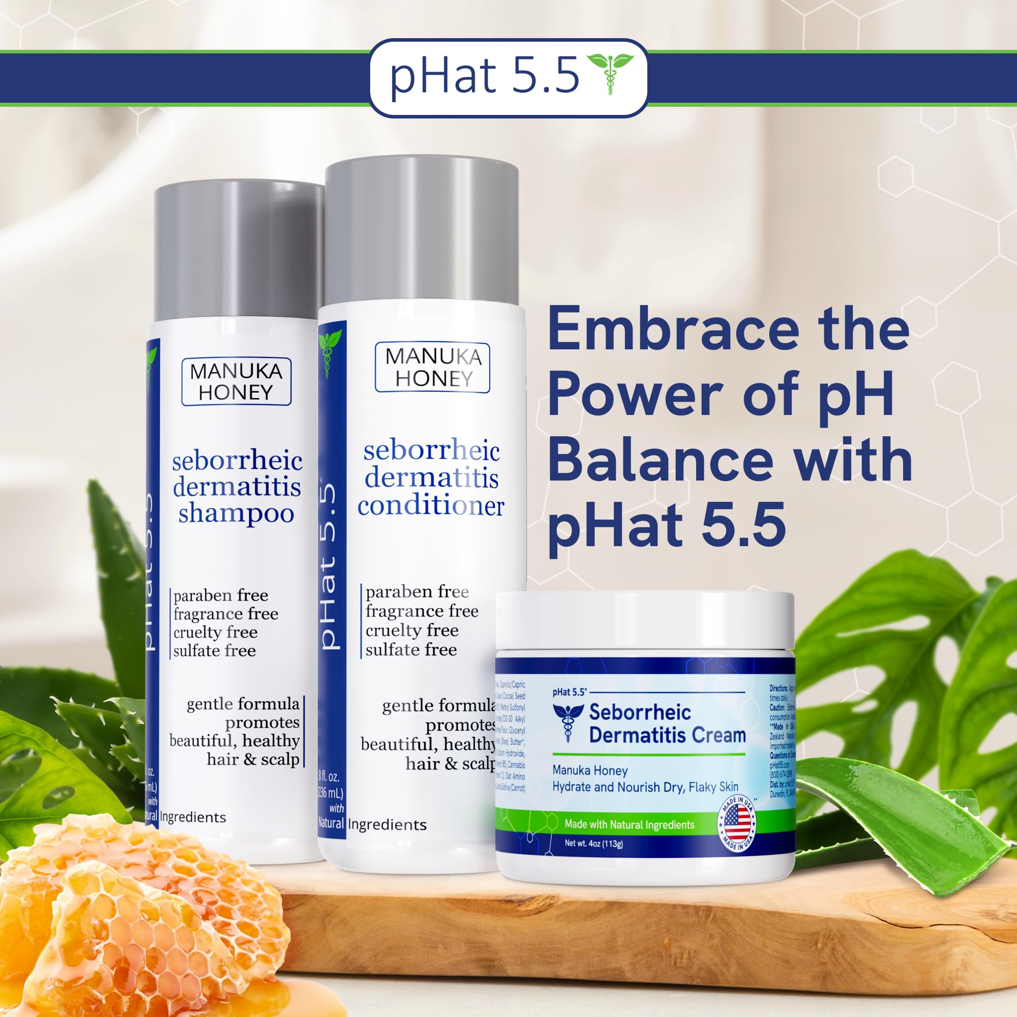 Nettoyage quotidien doux pour visage et corps avec pHat 5.5.