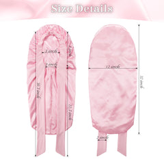 PHILIGHTS bonnet satin long pour cheveux bouclés et frisés au repos