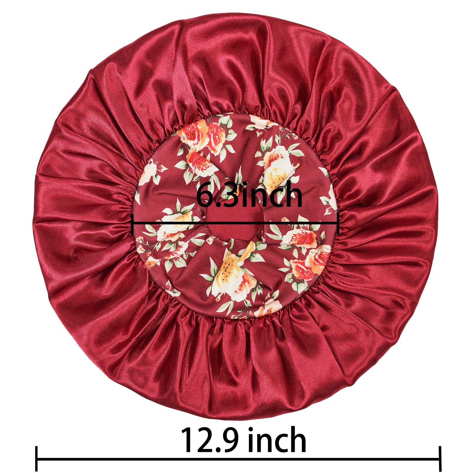 PHILIGHTS bonnet satin diamètre 32,7 cm adapté à toutes coiffures.