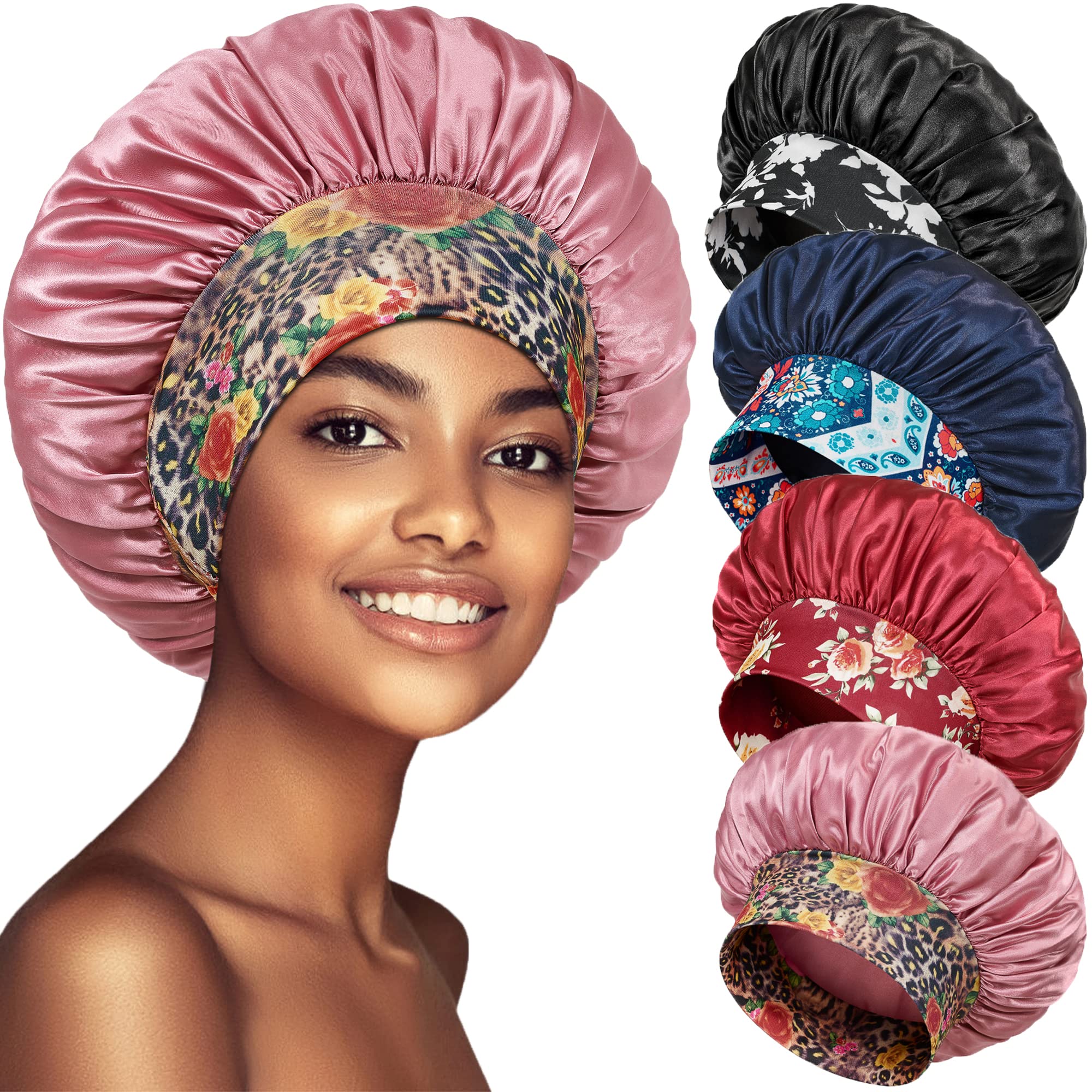 PHILIGHTS bonnet en satin sur bande élastique large pour un confort nocturne