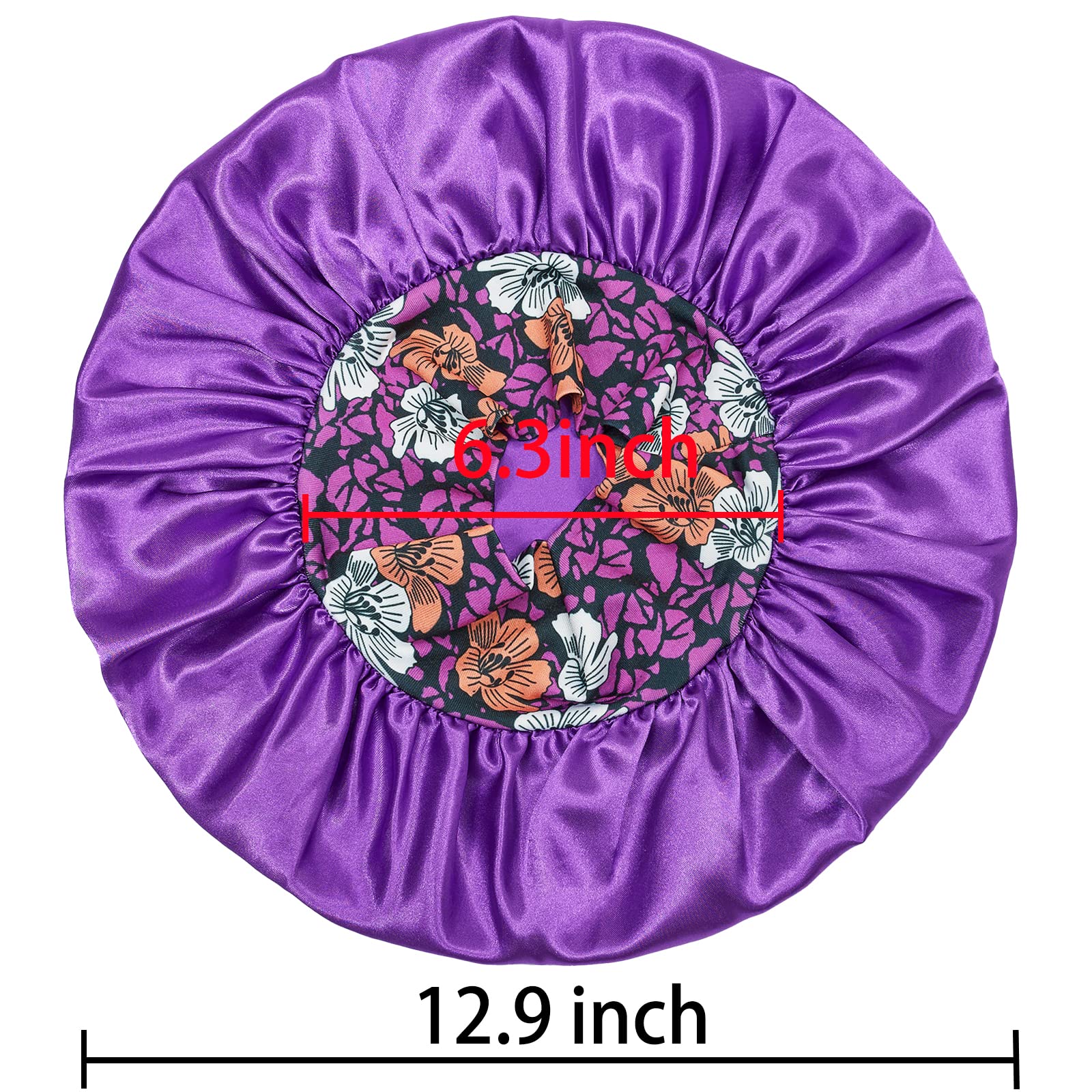 PHILIGHTS bonnet satin grand format convient aux cheveux bouclés