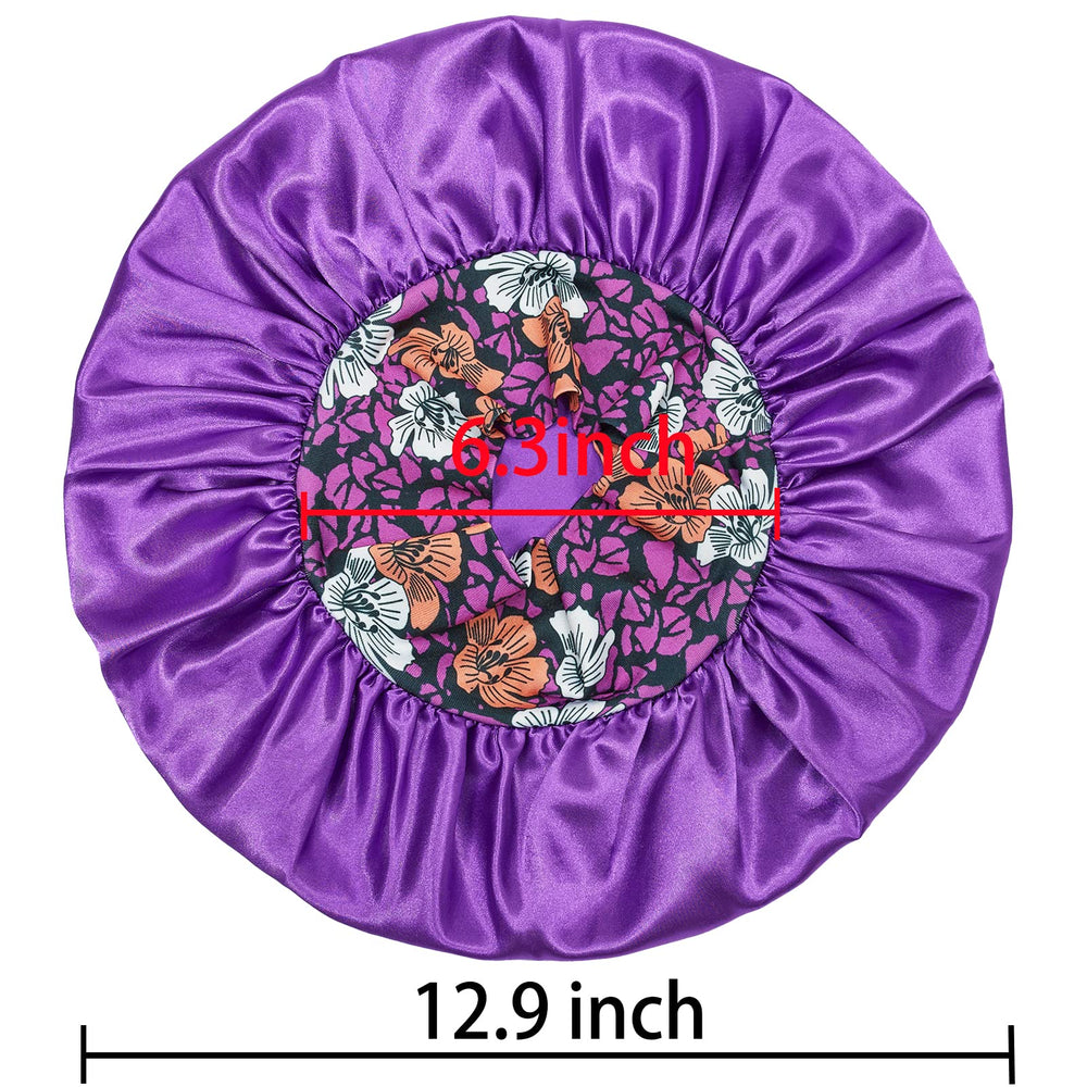 PHILIGHTS bonnet satin grand format convient aux cheveux bouclés