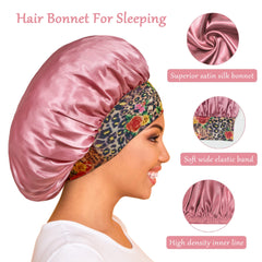 PHILIGHTS bonnet satin préserve l'hydratation et réduit les nœuds au réveil