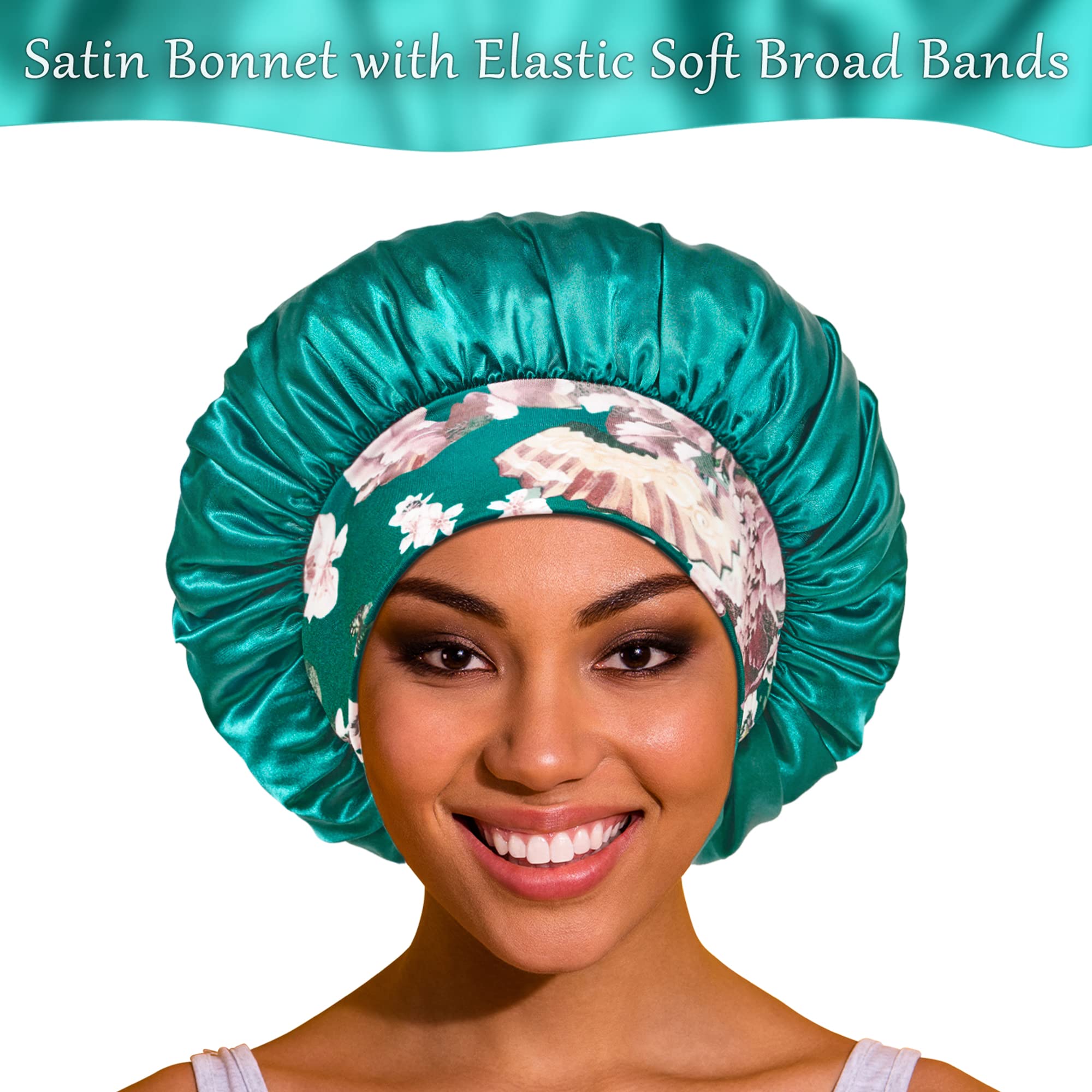 PHILIGHTS bonnet satin premium, douceur soyeuse et protection des cheveux secs.
