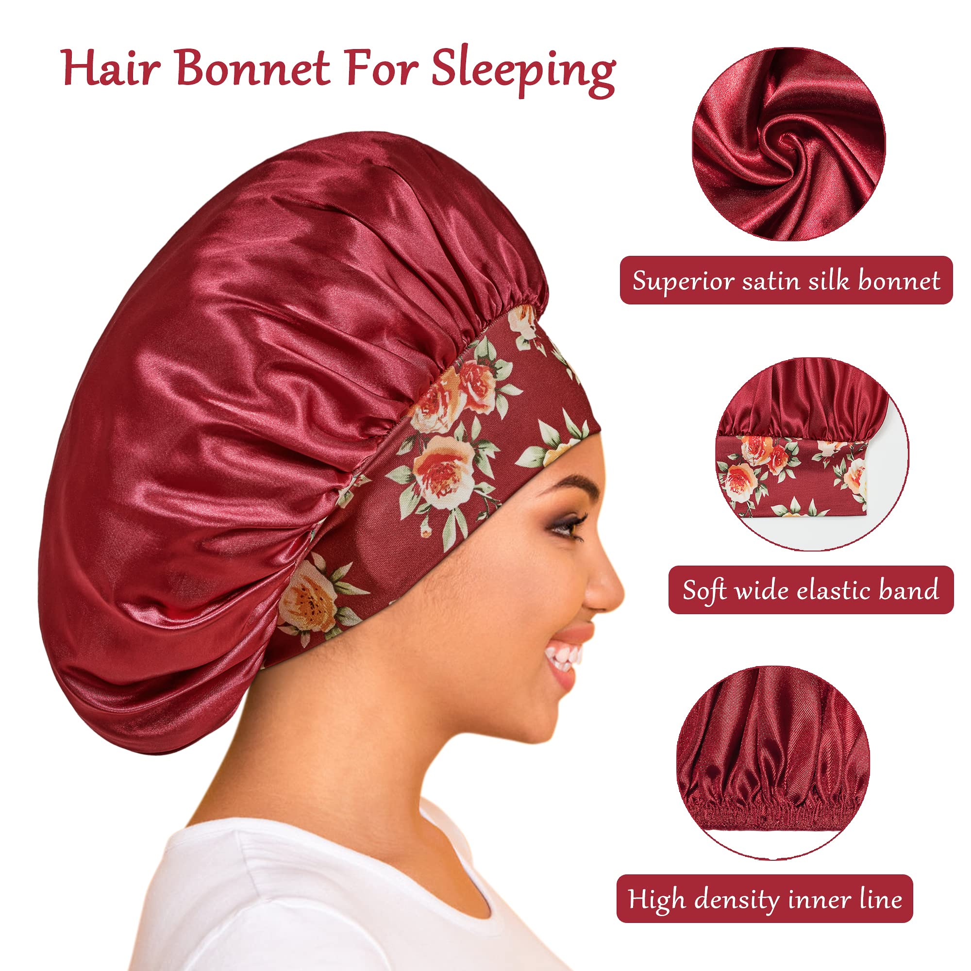 PHILIGHTS bonnet satin retient l'humidité des cheveux.