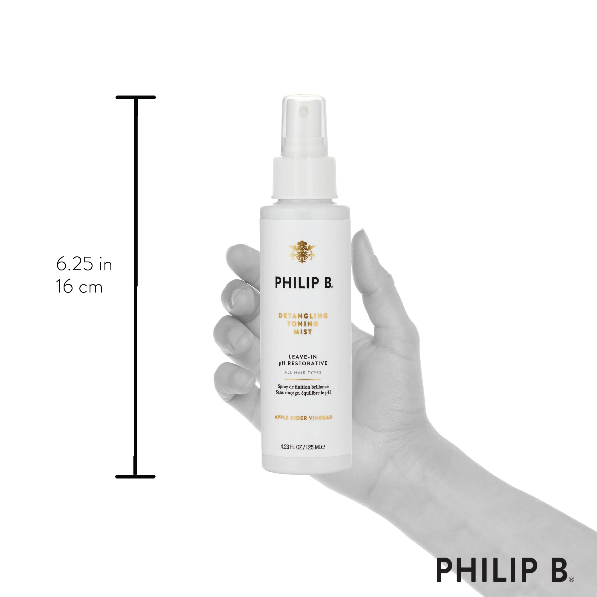 PHILIP B Brume tonifiante au vinaigre de pomme aidant à lisser la cuticule
