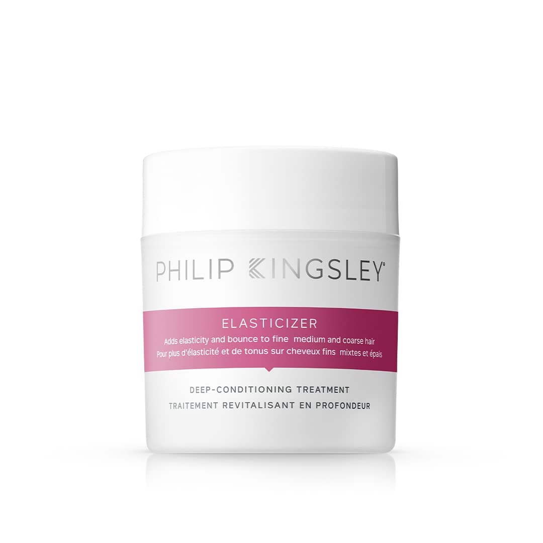 Elasticizer de Philip Kingsley, bouteille hydratante prête pour l’application pré-shampoing.