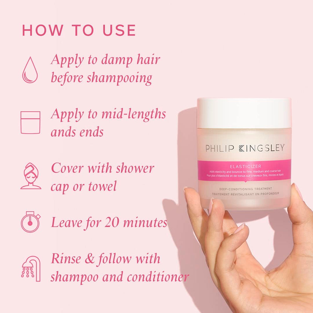 Elasticizer texture onctueuse répartie sur toutes les longueurs et pointe délicatement.