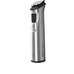 Philips Norelco Multi Groomer 8000 – lames auto-affûtage pour contours nets.