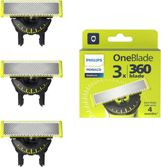 Lame de rechange Philips OneBlade 360 Flex pour un rasage précis et confortable sur les contours