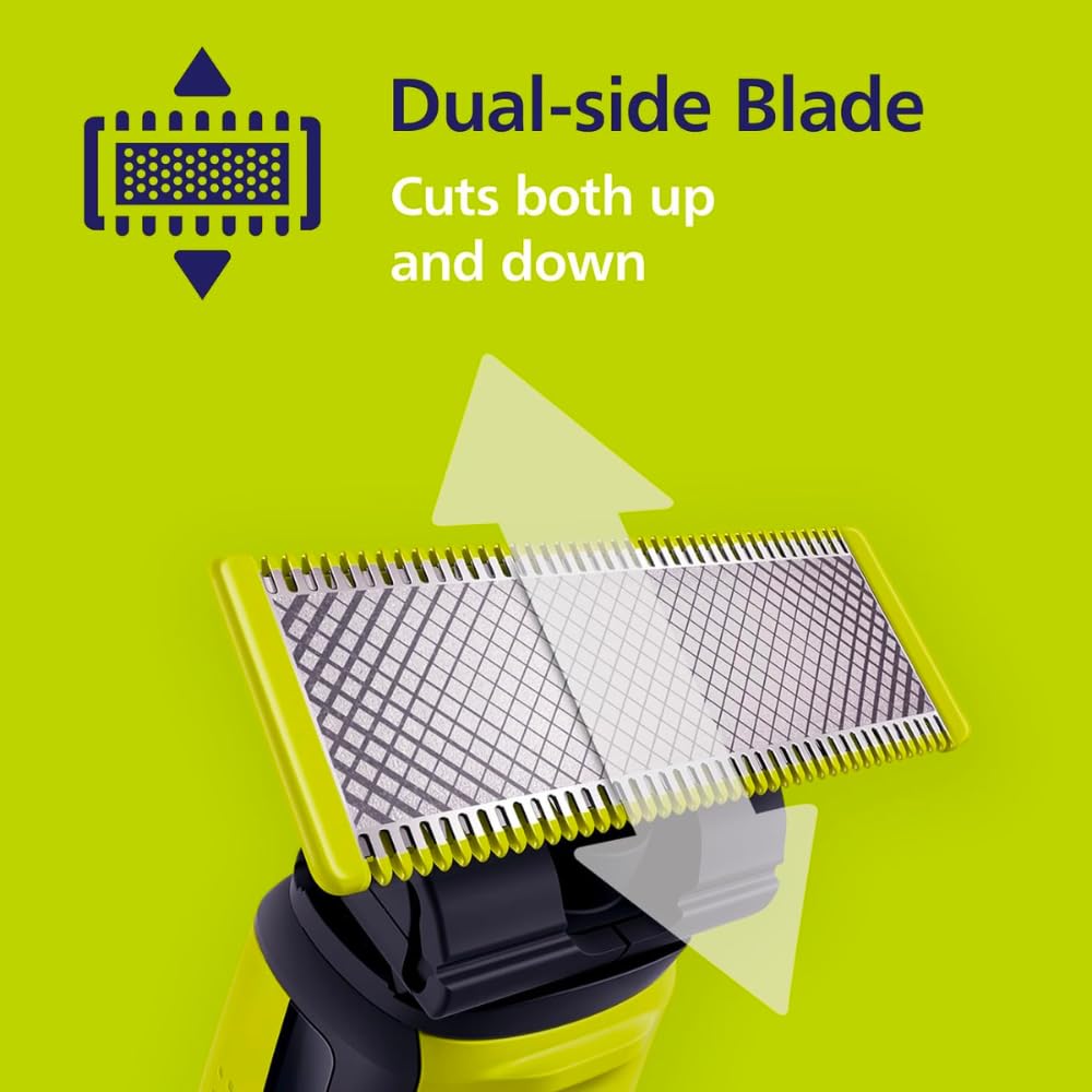 Compatibilité OneBlade: Philips QP240/50, lames de rechange faciles à installer.