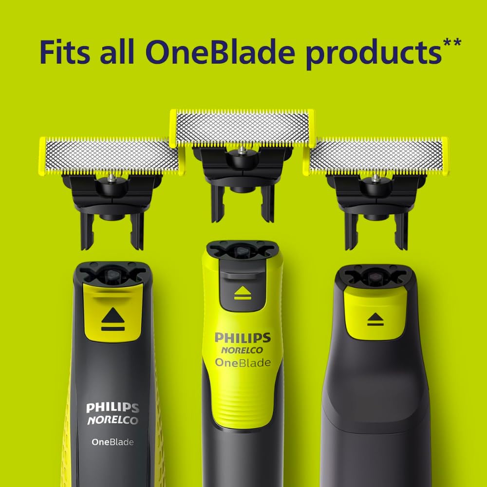 Lames Philips QP240/50 pour OneBlade, 200 mouvements par minute, coupe rapide.