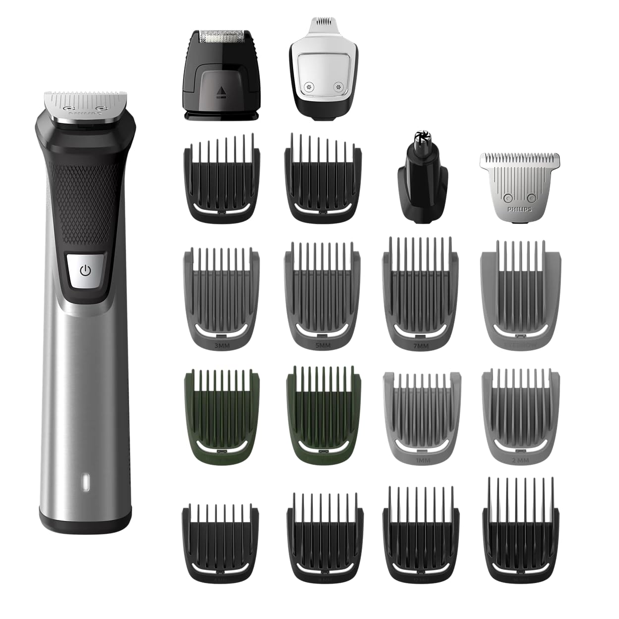 Philips tondeuse tout-en-un 23 pièces, précision durable pour barbe et cheveux