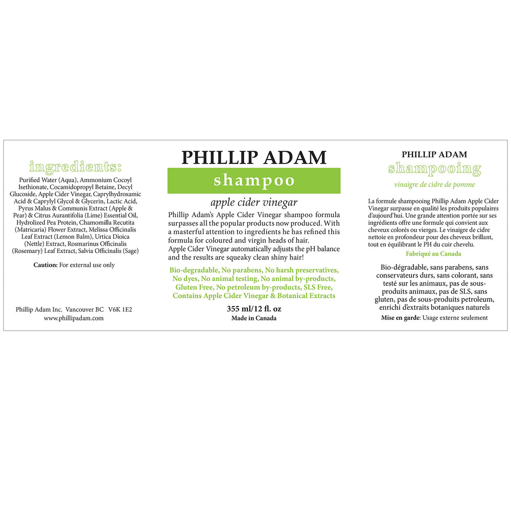 Phillip Adam Shampoo lather demonstrating gentle cleansing foam.