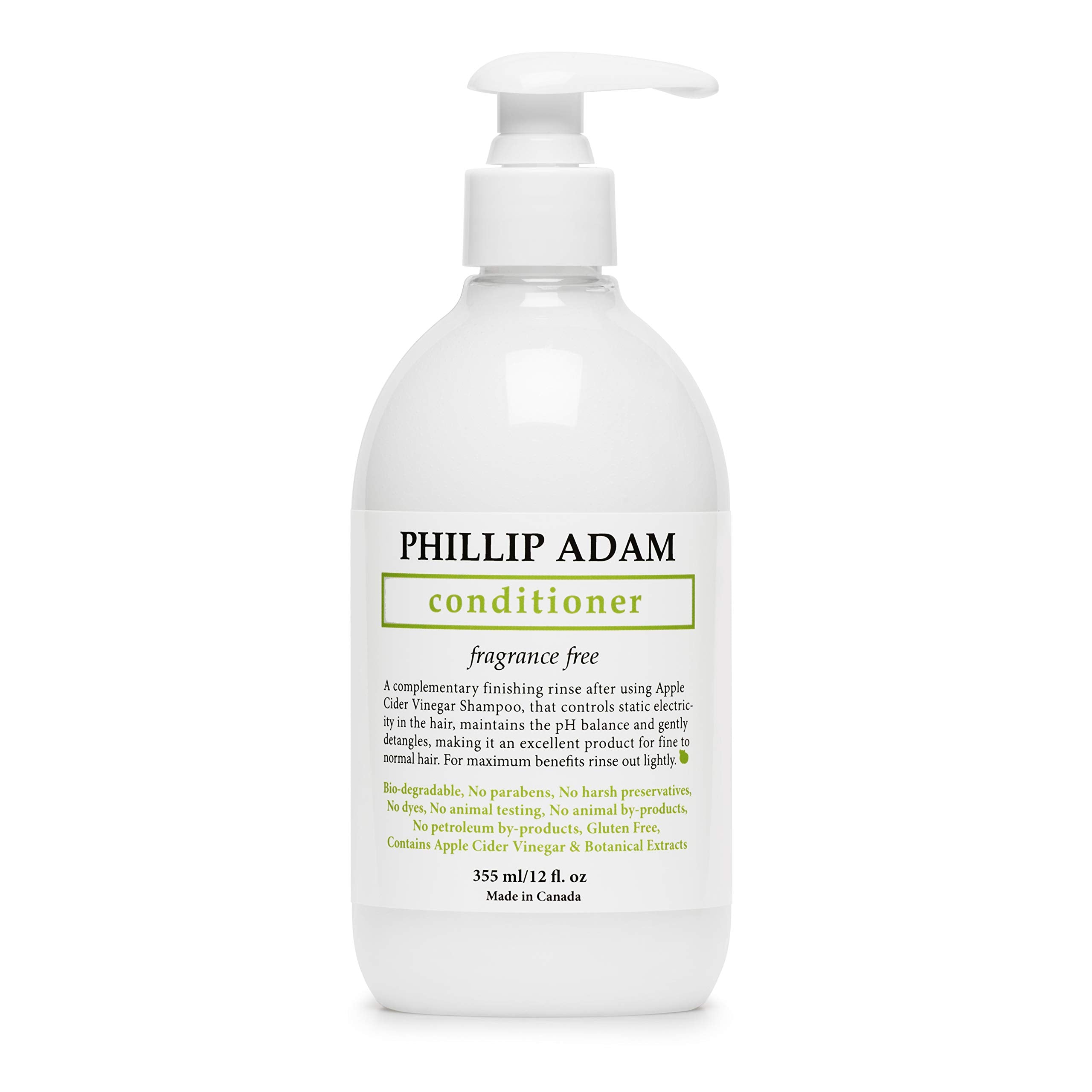 Phillip Adam sans parfum, conditionneur en bouteille facilitant le démêlage.