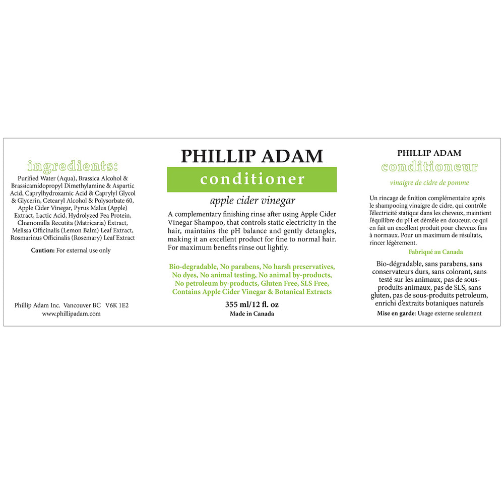 Extraits de pomme et poire dans Phillip Adam, hydratation en douceur.