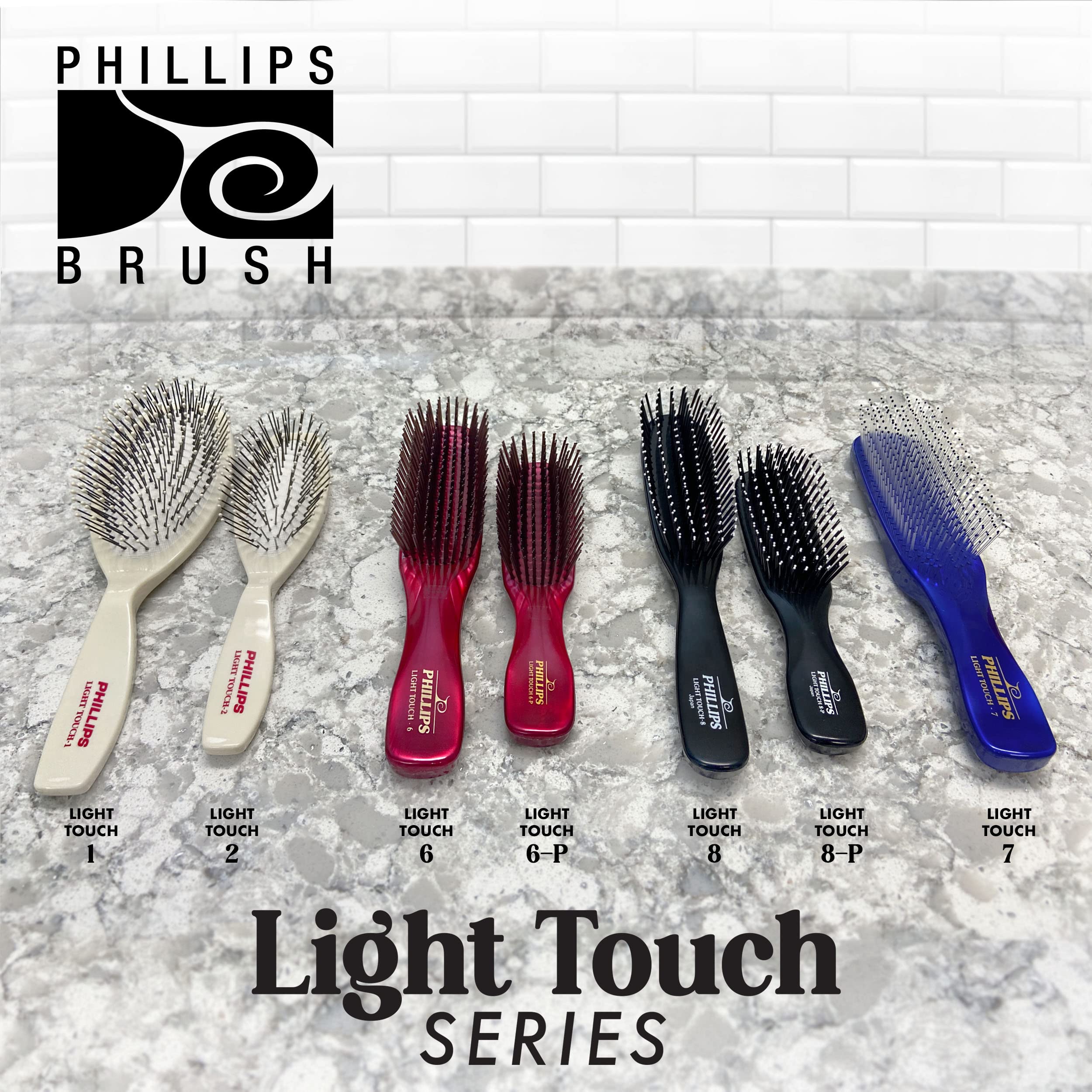 Phillips Light Touch 6 brins nylon souples préservent les cheveux