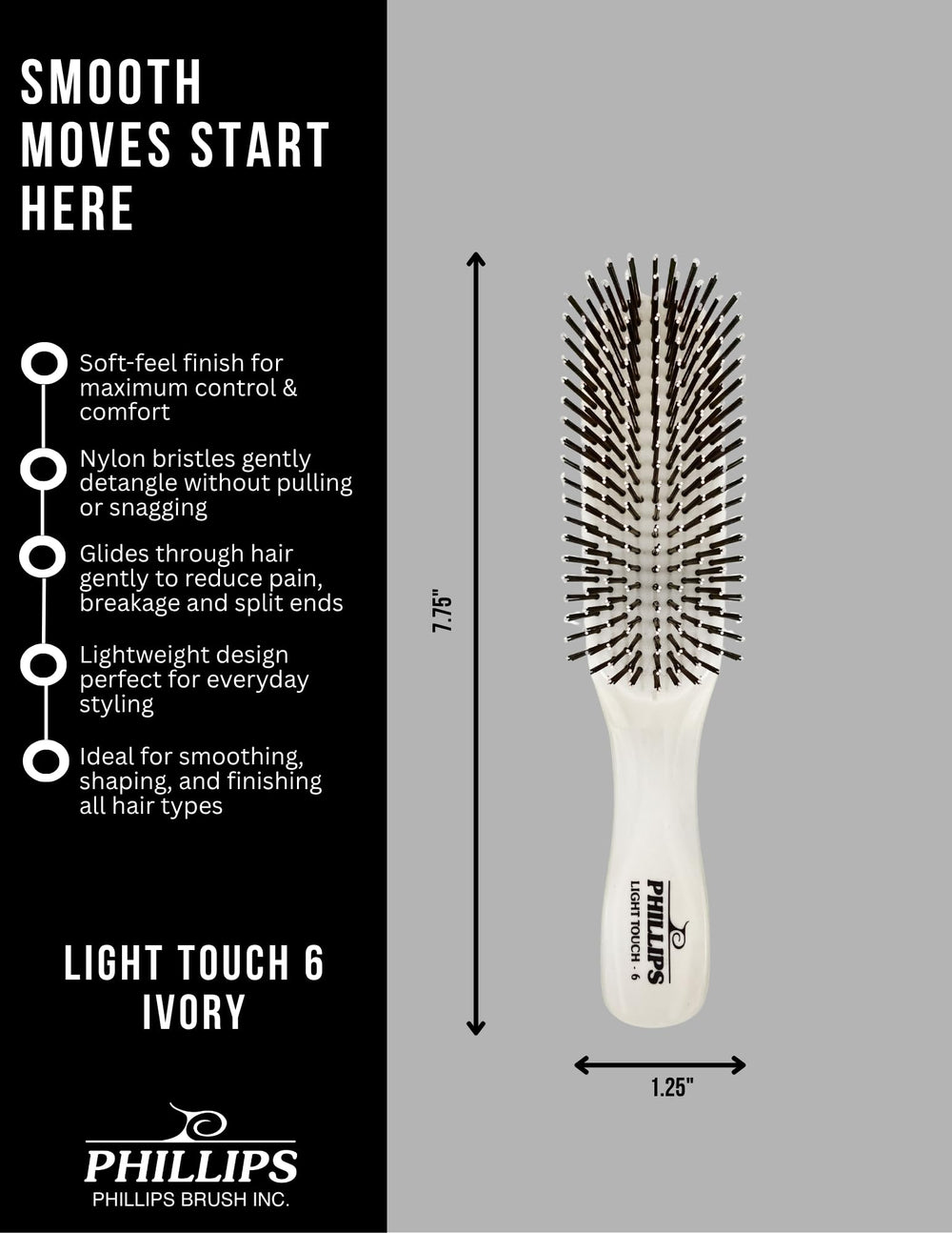 Phillips Light Touch 6 conception ergonomique pour une prise en main confortable